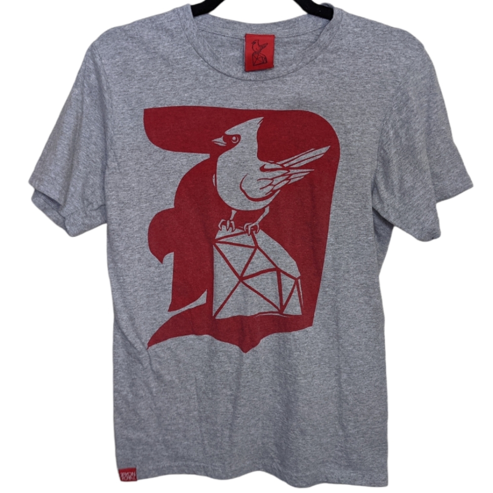 Epyon Royal Gray Detroit Graphic Tee XS 🐦✨